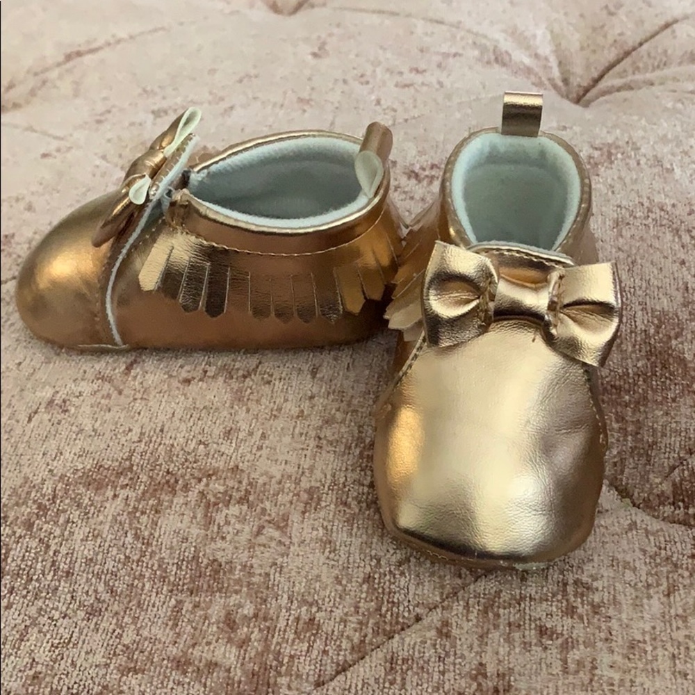 Rose Gold Moccasins